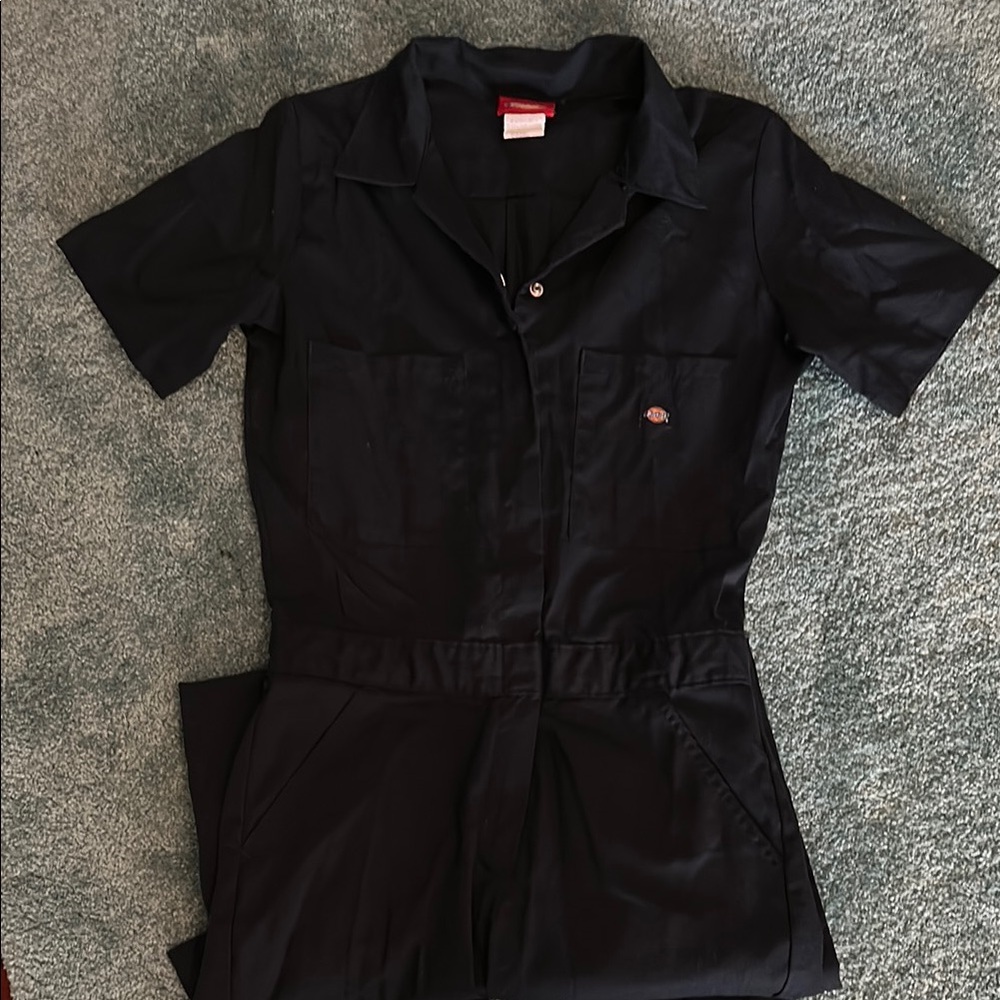 Dickies Blue Short Sleeve Jumpsuit